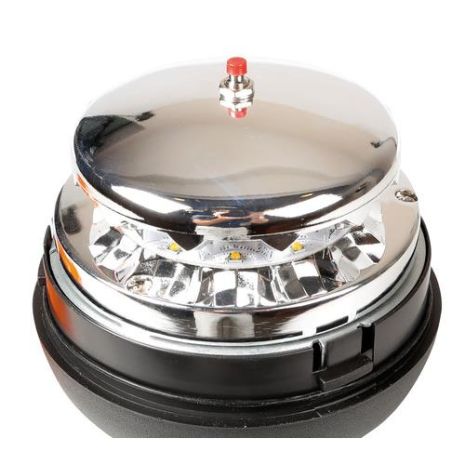 ΦΑΡΟΣ RL-8 12V/24V 3 ΧΡΗΣΕΩΝ 12LED ΒΙΔΩΤΟΣ ΕΛΑΣΤΙΚΟΣ ΠΟΡΤΟΚΑΛΙ 210x127mm Auto Moto Tyres 