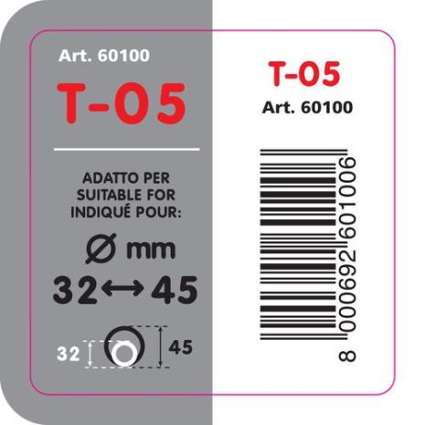 ΑΚΡΟ ΕΞΑΤΜΙΣΗΣ ΣΤΡΟΓΓΥΛΟ  Τ-5 32-45mm Auto Moto Tyres 