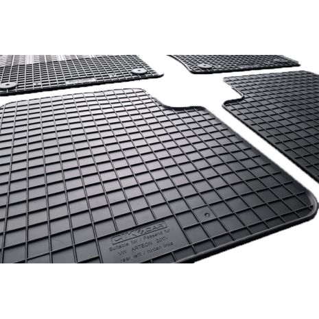 ΜΑΡΚΕ ΠΑΤΑΚΙΑ ΣΕ ΣΚΑΦΗ ΛΑΣΤΙΧΟ ΓΙΑ VW ARTEON 2017+ ΣΕ ΜΑΥΡΟ ΧΡΩΜΑ ΜΕ ΚΟΥΜΠΩΜΑΤΑ CIK - 4 ΤΕΜ. Auto Moto Tyres 