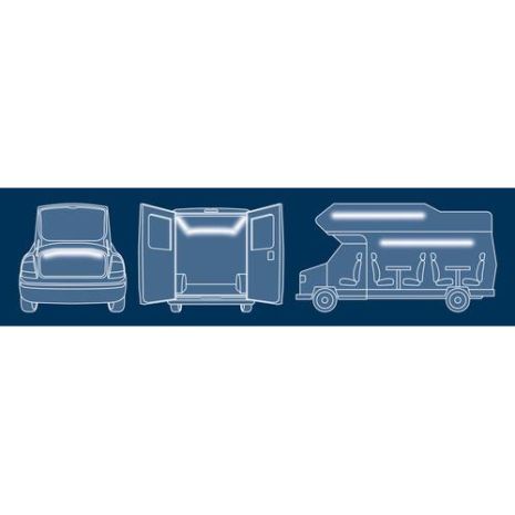 ΤΑΙΝΙΑ ΕΣΩΤΕΡΙΚΗ 12V 90LED 4.500K 900lm 2x150cm INTERIOR LED-STRIPS Auto Moto Tyres 