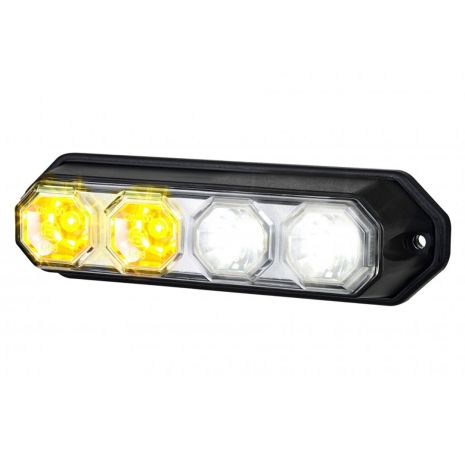 ΦΩΣ ΠΡΟΣΘΕΤΟ ΕΜΠΡΟΣ 2 ΛΕΙΤΟΥΡΓΙΩΝ (ΘΕΣΗΣ-ΦΛΑΣ) 12/24V HOR78A 4LED (2 ΛΕΥΚΑ + 2 ΠΟΡΤΟΚΑΛΙ) 121x32mm Auto Moto Tyres 