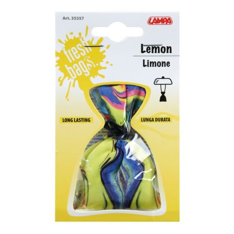 ΑΡΩΜΑΤΙΚΟ ΣΕ ΠΟΥΓΚΙ ΠΟΛΥΧΡΩΜΟ ΓΙΑ ΚΑΘΡΕΠΤΗ ΛΕΜΟΝΙ (LEMON) 8cm Auto Moto Tyres 