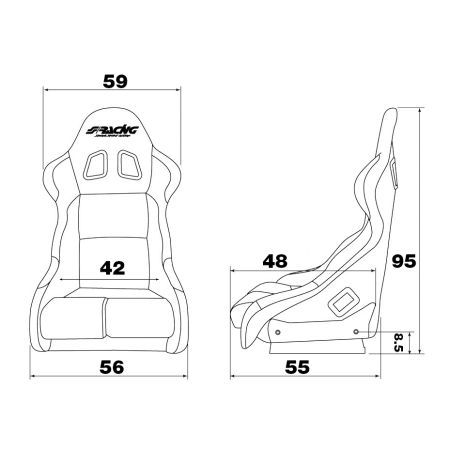 ΚΑΘΙΣΜΑ ΣΚΑΦΗ LEWIS ΜΑΥΡΟ ΥΦΑΣΜΑ ΜΕ ΓΥΑΛΙΣΤΕΡΗ ΠΛΑΤΗ (ΜΕ ΣΙΔΗΡΟΔΡΟΜΟ) Auto Moto Tyres 