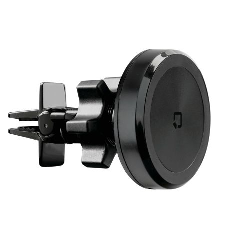 Μαγνητική Βάση Στήριξης Κινητού Mag Wireless Airvent της σειράς Optiline για Ίσιους Αεραγωγούς Αυτοκινήτου με δυνατότητα ασύρματης φόρτισης Max Power 15W, 15 μαγνήτες και 2 αυτοκόλλητα, μεταλλικά δακτυλίδια Auto Moto Tyres 