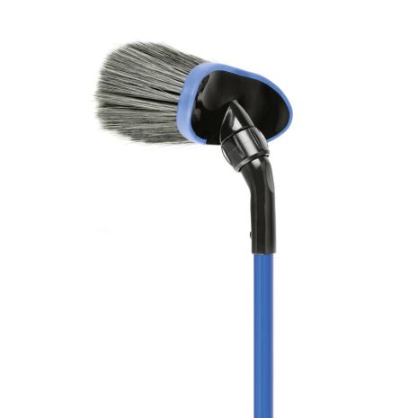 ΒΟΥΡΤΣΑ ΠΛΥΣΙΜΑΤΟΣ (25x10cm)  ΜΕ ΤΗΛΕΣΚΟΠΙΚΟ ΚΟΝΤΑΡΙ ΑΛΟΥΜΙΝΙΟΥ (102-155cm) ΜΑΥΡΟ/ΜΠΛΕ LUNA LAMPA - 1 ΤΕM. Auto Moto Tyres 