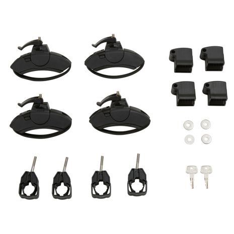 ΒΑΣΗ ΣΚΙ ΟΡΟΦΗΣ FATCAT 4 EVO BLACK 4 ΖΕΥΓΑΡΙΑ ΣΚΙ / 2 SNOWBOARD YAKIMA ΜΑΥΡΗ 57cm ΥΑΚΙΜΑ Auto Moto Tyres 