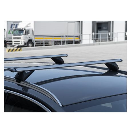 ΜΠΑΡΕΣ ΑΛΟΥΜΙΝΙΟΥ CRR-03 UNIVERSAL ΓΙΑ ΟΧΗΜΑΤΑ ME FLUSH  RAILING 120cm  ΑΜΙΟ - 2 ΤΕΜ. Auto Moto Tyres 