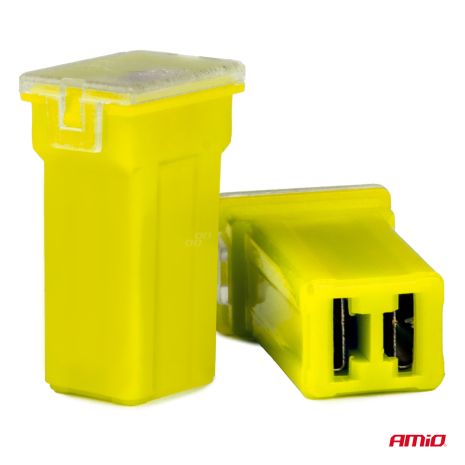 ΑΣΦΑΛΕΙΕΣ JapVal PAL ΜΙΝΙ 17mm ΘΗΛΥΚΕΣ 60A ΣΕ ΚΙΤΡΙΝΟ ΧΡΩΜΑ AMIO - 2 Τεμ. Auto Moto Tyres 