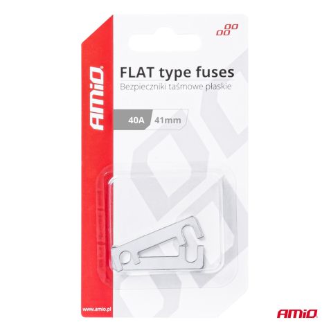 ΑΣΦΑΛΕΙΕΣ FLAT 41mm 40A AMIO - 2 Τεμ. Auto Moto Tyres 