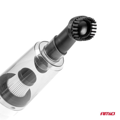 ΣΚΟΥΠΑΚΙ ΗΛΕΚΤΡΙΚΟ 12V ΜΕ 3 ΑΞΕΣΟΥΑΡ ΚΑΘΑΡΙΣΜΟΥ ΜΕ ΦΙΣ ΑΝΑΠΤΗΡΑ ΚΑΙ ΚΑΛΩΔΙΟ 12V 60W AMIO - 1 Τεμ. Auto Moto Tyres 