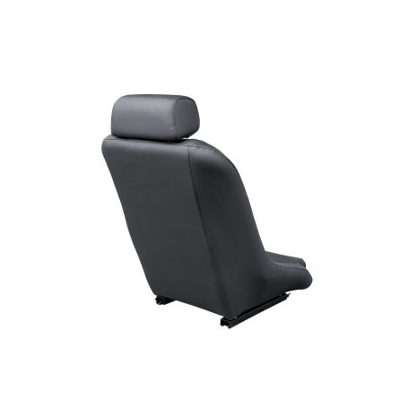 ΚΑΘΙΣΜΑ UNIVERSAL ΜΕ ΣΤΑΘΕΡΗ ΠΛΑΤΗ  ΜΑΥΡΟ ΟΙΚΟΛΟΓΙΚΟ ΔΕΡΜΑ ΜΕ ΣΙΔΗΡΟΔΡΟΜΟ SIMONI RACING  - 1 τεμ. Auto Moto Tyres 