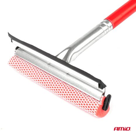 ΚΑΘΑΡΙΣΤΗΡΑΣ ΤΖΑΜΙΩΝ ΜΕ ΣΦΟΥΓΓΑΡΙ & ΚΟΝΤΑΡΙ ΑΛΟΥΜΙΝΙΟΥ 60cm AMIO - 1 Τεμ. Auto Moto Tyres 