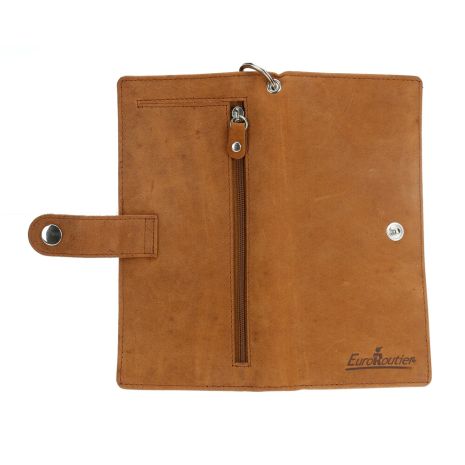 ΠΟΡΤΟΦΟΛΙ ΔΕΡΜΑΤΙΝΟ ΓΙΑ ΚΑΡΤΕΣ/ΧΡΗΜΑΤΑ/ΔΙΠΛΩΜΑ TRUCKER WALLET 45cmΑΛΥΣΙΔΑ RFID ΠΡΟΣΤΑΣΙΑ ΚΑΦΕ ΧΡΩΜΑ LAMPA - 1 τεμ. Auto Moto Tyres 