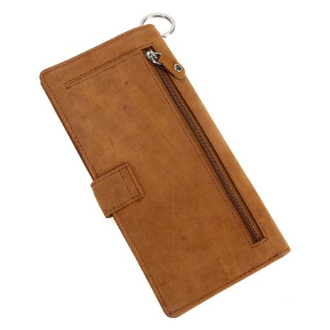 ΠΟΡΤΟΦΟΛΙ ΔΕΡΜΑΤΙΝΟ ΓΙΑ ΚΑΡΤΕΣ/ΧΡΗΜΑΤΑ/ΔΙΠΛΩΜΑ TRUCKER WALLET 45cmΑΛΥΣΙΔΑ RFID ΠΡΟΣΤΑΣΙΑ ΚΑΦΕ ΧΡΩΜΑ LAMPA - 1 τεμ. Auto Moto Tyres 