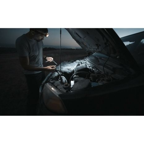 ΦΑΚΟΣ ΚΕΦΑΛΗΣ ΕΡΓΑΣΙΑΣ 120lm LED 3 ΛΕΙΤΟΥΡΓΙΩΝ ΜΕ 5 ΔΙΑΦΟΡΕΤΙΚΕΣ ΜΟΙΡΕΣ ΚΛΙΣΗΣ LAMPA -  1 Τεμ. Auto Moto Tyres 