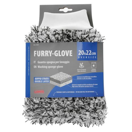 ΓΑΝΤΙ ΠΛΥΣΙΜΑΤΟΣ ΜΕ ΜΙΚΡΟΙΝΕΣ FURRY-GOLVE 20x22cm LAMPA  - 1 ΤΕΜ. Auto Moto Tyres 