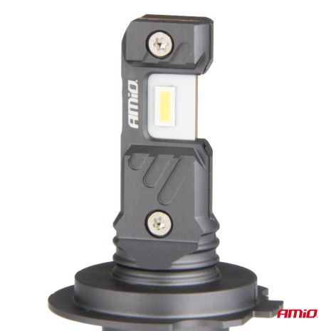 ΛΑΜΠΕΣ LED H7/Η18 12V 60W 6.000K 5.600lm +400% LED CAN-BUS HYBRID SERIES AMIO - 2 ΤΕΜ. Auto Moto Tyres 