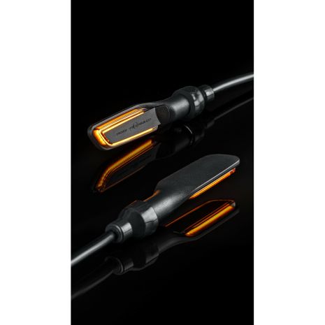 ΦΛΑΣ MOTO PROJECT 002 ΜΑΥΡΑ 12V COB LED TECHNOLOGY PARAXITE - 2 ΤΕΜ. Auto Moto Tyres 