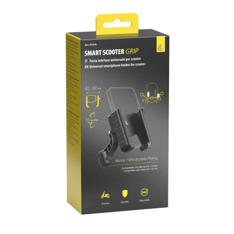 ΒΑΣΗ ΣΤΗΡΙΞΗΣ ΚΙΝΗΤΟΥ SMART SCOOTER GRIP 62>82mm (ΣΤΗΡΙΞΗ ΣΕ ΚΑΘΡΕΠΤΗ & ΣΕ ΜΠΑΡΑ 9>14mm) OPTILINE -1 TEM. Auto Moto Tyres 