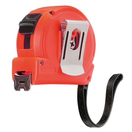 ΜΕΤΡΟΤΑΙΝΙΑ ΑΥΤΟΜΑΤΗ COMPACT 3m x16mm ΚΟΚΚΙΝΗ ΜΕ ΚΛΙΠ ΖΩΝΗΣ LAMPA - 1 ΤΕΜ. Auto Moto Tyres 