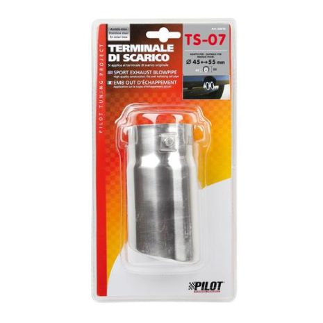 ΑΚΡΟ ΕΞΑΤΜΙΣΗΣ TS-07 45-55mm - ΣΤΡΟΓΓΥΛΟ ΚΟΦΤΟ Auto Moto Tyres 