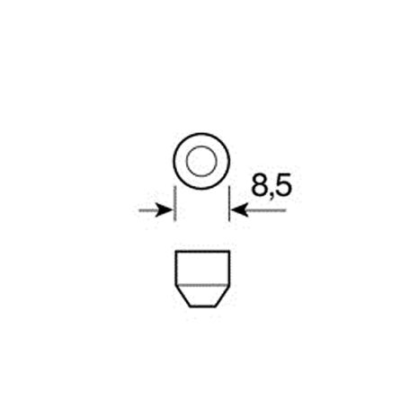 ΛΑΜΠΑΚΙ ΠΛΑΦΟΝΙΕΡΑΣ 8 LED 13x44mm ΜΠΛΕ Auto Moto Tyres 