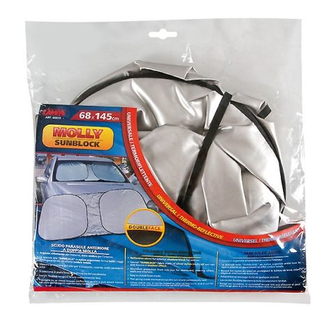 ΕΣΩΤΕΡΙΚΗ ΗΛΙΟΠΡΟΣΤΑΣΙΑ COLLAPSIBLE (68 Χ 145 cm) Auto Moto Tyres 