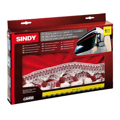 ΚΟΥΡΤΙΝΑΚΙ-ΣΚΙΑΣΤΡΟ ΦΟΡΤΗΓΟΥ SINDY ΚΟΚΚΙΝΟ Auto Moto Tyres 