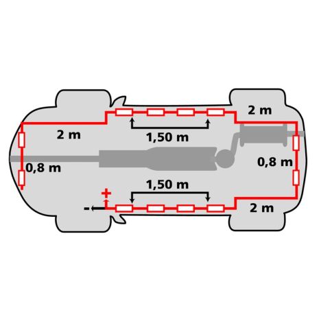 ΣΕΤ LED 12x3 SMD HYPER ΕΞΩΤΕΡΙΚΟΥ/ΕΣΩΤΕΡΙΚΟΥ ΔΙΑΚΟΣΜΗΤΙΚΟΥ ΦΩΤΙΣΜΟΥ 10,6m (ΑΔΙΑΒΡΟΧΑ/ΛΕΥΚΑ) Auto Moto Tyres 