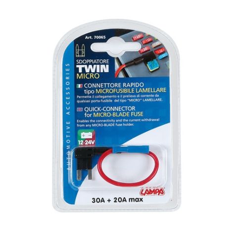 ΚΛΕΦΤΗΣ ΡΕΥΜΑΤΟΣ ΑΠΟ ΑΣΦΑΛΕΙΟΘΗΚΗ 12/24V ΓΙΑ ΑΣΦΑΛΕΙΕΣ (MICRO FUSE) Auto Moto Tyres 