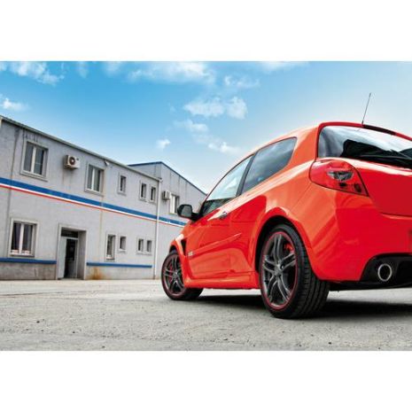 Διακοσμητικά Αυτοκόλλητα Ζάντας Πλαστικά - Πορτοκαλί  14-15-16 INCH Auto Moto Tyres 