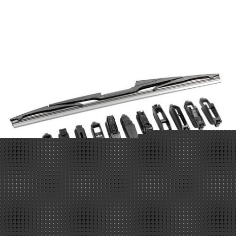 ΥΑΛΟΚΑΘΑΡΙΣΤΗΡΑΣ ΓΙΑ ΠΙΣΩ ΤΖΑΜΙ ONE FIT 31cm (12 INCH) ΜΕ 11 ΑΝΤΑΠΤΟΡΕΣ -1 ΤΕΜ Auto Moto Tyres 