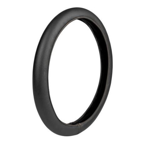 ΚΑΛΥΜΜΑ ΤΙΜΟΝΙΟΥ ΦΟΡΤΗΓΟΥ 44/46cm (M) SKIN-COVER ΜΑΥΡΟ ΜΕ ΜΠΕΖ ΡΑΦΗ ΕΛΑΣΤΙΚΟ 2mm ΠΑΧΟΣ Auto Moto Tyres 