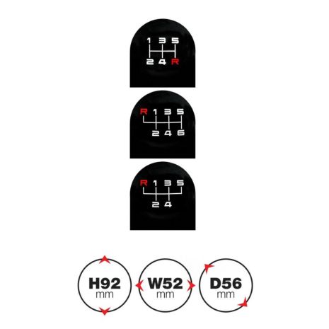 ΠΟΜΟΛΟ ΤΑΧΥΤΗΤΩΝ ΜΑΥΡΟ SKIN ΜΕ 3 ΑΥΤΟΚΟΛΛΗΤΑ ΕΝΔΕΙΞΗΣ ΤΑΧΥΤΗΤΩΝ ΚΑΙ 3 ΑΝΤΑΠΤΟΡΕΣ 8/10/12mm ECO-LEATHER Auto Moto Tyres 