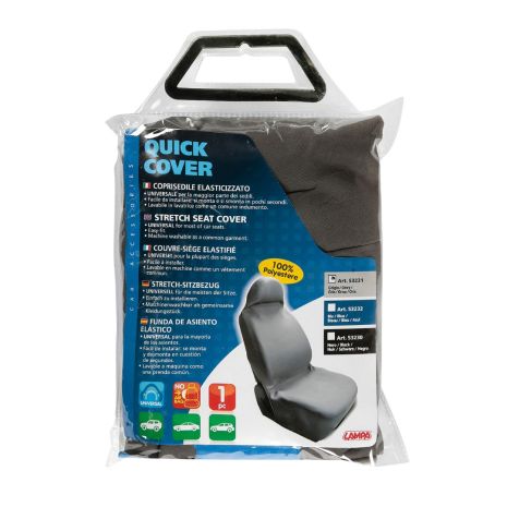 ΚΑΛΥΜΜΑ ΚΑΘΙΣΜΑΤΟΣ QUICK COVER ΦΟΡΕΤΟ (ΓΚΡΙ/ΠΟΛΥΕΣΤΕΡΑΣ) - 1 ΤΕΜ. Auto Moto Tyres 