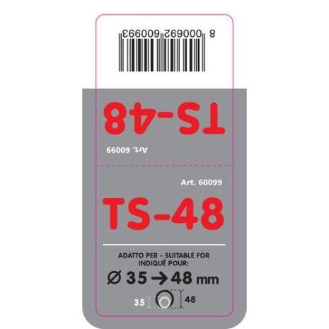 ΑΚΡΟ ΕΞΑΤΜΙΣΗΣ TS-48 Φ35-48 - ΣΤΡΟΓΓΥΛΟ Auto Moto Tyres 