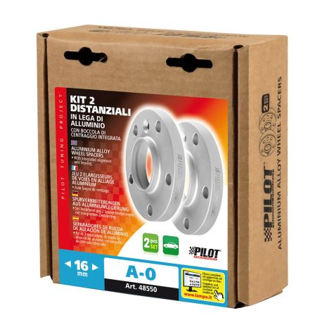 ΑΠΟΣΤΑΤΕΣ ΠΡΟΣΘΗΚΕΣ ΤΡΟΧΩΝ 16 mm A-0 ΚΑΡΕ 3 X 112 mm ΚΕΝΤΡΟ 57,1 mm ΔΙΑΜΕΤΡΟΣ 12 mm ΓΙΑ SMART - 2 ΤΕΜ. Auto Moto Tyres 