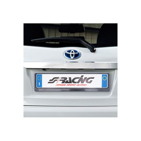 ΠΛΑΙΣΙΟ ΠΙΝΑΚΙΔΑΣ CARBON LOOK 53 x 14 cm - 1 ΤΕΜ Auto Moto Tyres 