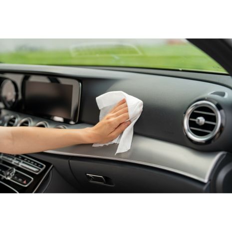 ΥΓΡΑ ΜΑΝΤΗΛΑΚΙΑ ΚΑΘΑΡΙΣΜΟΥ ΠΛΑΣΤΙΚΩΝ ΕΠΙΦΑΝΕΙΩΝ ΜΕ ΜΑΤ ΦΙΝΙΡΙΣΜΑ XL 24x28cm LAMPA - 24 TEM. Auto Moto Tyres 