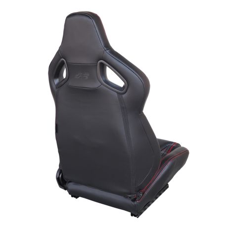 ΚΑΘΙΣΜΑ JACKIE ΑΝΑΚΛΙΝΟΜΕΝΟ ΜΑΥΡΟ/ΚΑΡΟ ΜΕ ΣΙΔΗΡΟΔΡΟΜΟ SIMONI RACING - 1ΤΕΜ Auto Moto Tyres 