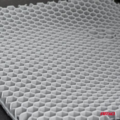 ΜΑΞΙΛΑΡΙ ΚΑΘΙΣΜΑΤΟΣ ΠΛΑΣΤΙΚΟ/GEL 42x40x5cm ΓΚΡΙ ΧΡΩΜΑ AMIO - 1 Τεμ. Auto Moto Tyres 