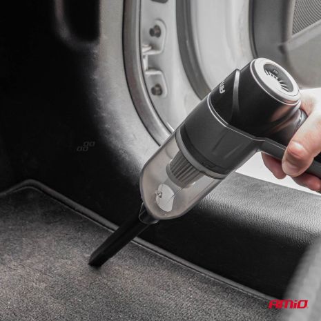 ΗΛΕΚΤΡΙΚΟ ΣΚΟΥΠΑΚΙ ΧΕΙΡΟΣ ΑΣΥΡΜΑΤΟ 40W ΜΕ 6 ΕΞΑΡΤΗΜΑΤΑ ΚΑΘΑΡΙΣΜΟΥ ΚΑΙ ΚΑΛΩΔΙΟ USB-C 7.4V 20min AMIO - 1 Τεμ. Auto Moto Tyres 