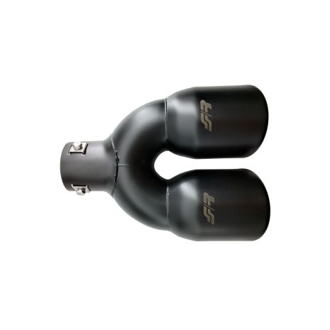 ΑΚΡΟ (ΜΠΟΥΚΑ) ΕΞΑΤΜΙΣΗΣ ΔΙΠΛΗ ΣΕ ΜΑΥΡΟ ΧΡΩΜΑ Φ34-57 mm (ΜΗΚΟΣ 240 mm/ΔΙΑΜΕΤΡΟΣ ΕΞΩΤΕΡΙΚΗ 185x90mm) SIMONI RACING  - 1 τεμ. Auto Moto Tyres 