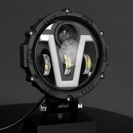 ΠΡΟΒΟΛΕΑΣ ΕΡΓΑΣΙΑΣ ΣΤΡΟΓΓΥΛΟΣ V-LIGHT 5.500lm 9>36V 60W 6.000K Φ198x172x60mm 4 ΧΡΗΣΕΩΝ ΑΜΙΟ - 1 ΤΕΜ. Auto Moto Tyres 