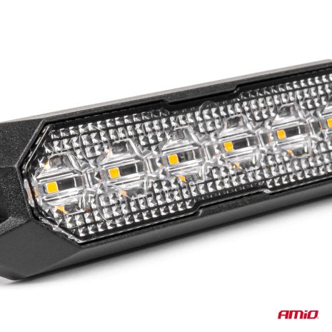 ΣΤΡΟΜΠΟ 12/24V 6xSMD LED 18W (6x3W) R65 R10 IP68 IP6K9K 122x30mm ΑΜΙΟ - 1 ΤΕΜ. Auto Moto Tyres 