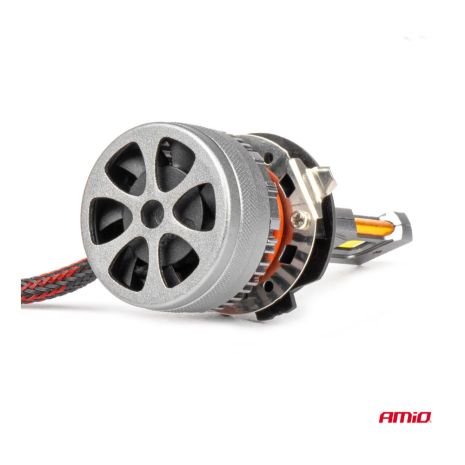 ΛΑΜΠΕΣ H7-6 9>48V 6.500K 4.500lm 50W HP SERIES LED CAN-BUS ΜΕ ΨΥΚΤΡΑ AMIO - 2 Τεμ. Auto Moto Tyres 