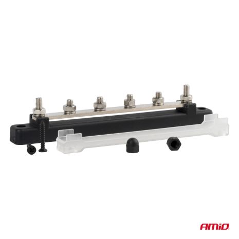 ΜΠΑΡΑ ΚΑΛΩΔΙΩΝ / ΤΕΡΜΑΤΙΚΟ 4 ΘΕΣΕΩΝ M6 max 48V  AMIO - 1 Τεμ. Auto Moto Tyres 