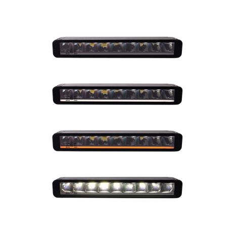 ΠΡΟΒΟΛΕΑΣ DRIVING LIGHT BLACK SERIES 9x5W LED 12-48V 45W 5.700K 3.780lm 2 ΧΡΗΣΕΩΝ 283x54x58mm - 1 ΤΕΜ. Auto Moto Tyres 