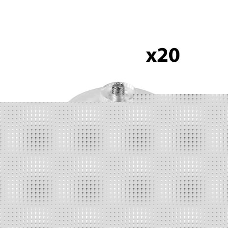 ΒΕΝΤΟΥΖΕΣ ΓΕΝΙΚΗΣ ΧΡΗΣΕΩΣ ΜΕ ΒΙΔΑ M5x0,8mm/40mm MULTIUSE CUPS LAMPA -20 ΤΕΜ Auto Moto Tyres 