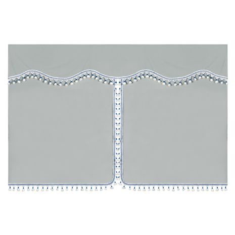 ΚΟΥΡΤΙΝΕΣ ΝΤΑΛΙΚΑΣ LUXURY PRO CABIN ΑΣΗΜΙ / ΜΠΛΕ ΣΕΤ LAMPA - 8 ΤΕΜ. Auto Moto Tyres 